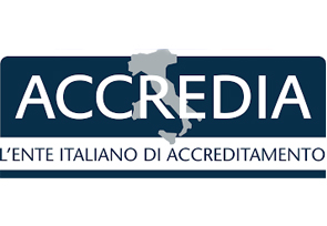 Il logo di Accredia.
