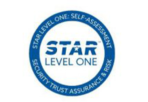 Il logo di autovalutazione di livello uno.