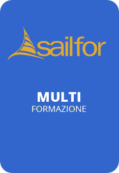 Il logo di sailfor con la scritta multiformazione.