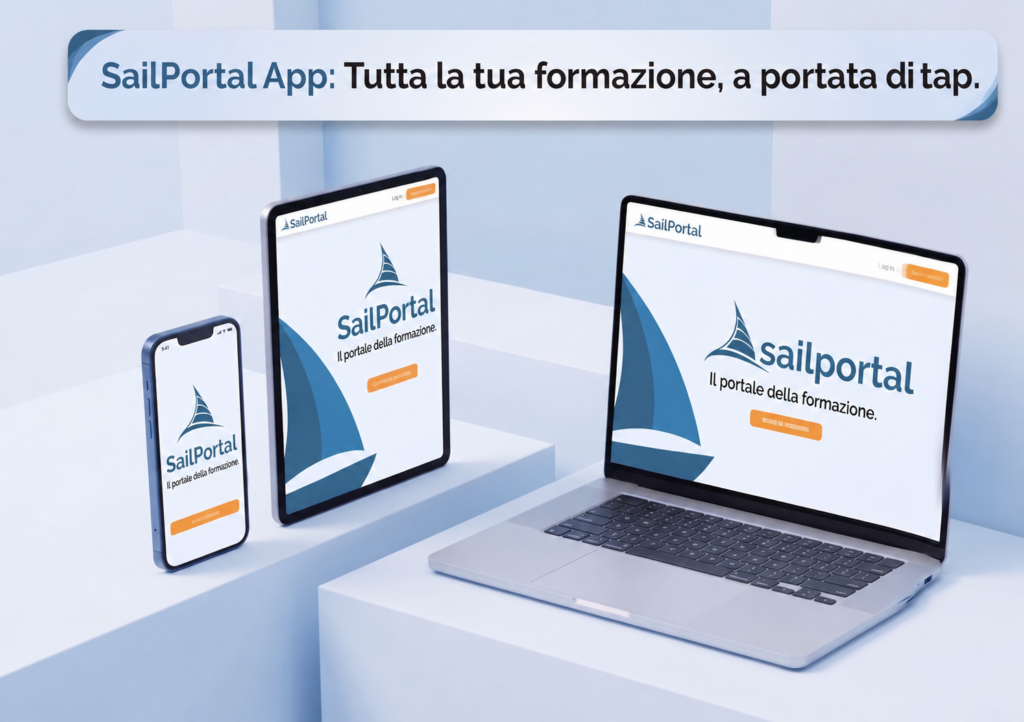 SailPortal App su smartphone, tablet e computer